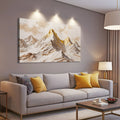 Golden Peaks Wall Art by Tailored Canvases