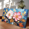 Golden Petals Impasto Wall Art by Tailored Canvases