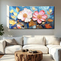 Golden Petals Impasto Wall Art by Tailored Canvases