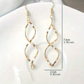 Spiral Design Dangle Earrings by DailySale