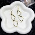 Spiral Design Dangle Earrings by DailySale