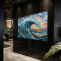 Golden Tide Wall Art by Tailored Canvases