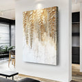 Golden Wisteria Wall Art by Tailored Canvases