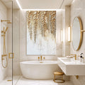Golden Wisteria Wall Art by Tailored Canvases