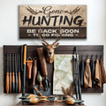 Gone Hunting Sign II by Tailored Canvases