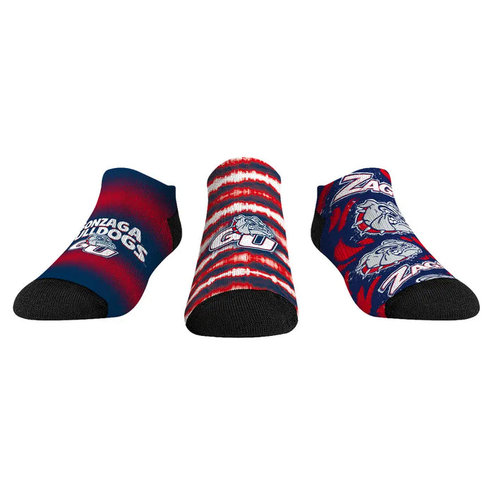 Gonzaga Bulldogs - Low Cut - Make Some Noise (3-Pack) by Rock 'Em Socks