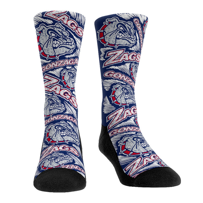 Gonzaga Bulldogs - Logo Sketch by Rock 'Em Socks
