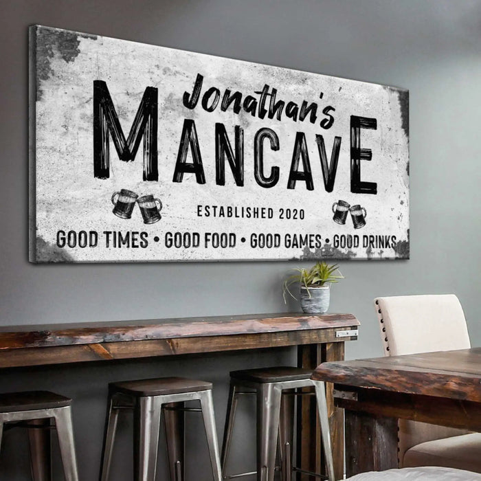 Good Times Man Cave Sign III by Tailored Canvases