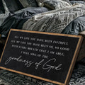 Goodness Of God Faith Sign by Tailored Canvases