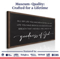 Goodness Of God Faith Sign II by Tailored Canvases