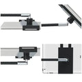 Gooseneck Floor Stand - Most Phones and Tablets from 4.7" up to 11" by Zerodamage Sahara Case LLC