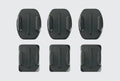 GoPro Adhesive Mounts, 3 Curved + 3 Flat Sticky Mounts by Price Is Right Miami