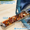 GoSun Portable Solar Oven Kit Cooks within 20 Minutes up to 550ºF by DailySale