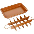 Gotham Steel Nonstick Baking Pan with Built-In Slicer by DailySale
