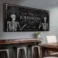 Gothic Family Sign by Tailored Canvases