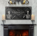 Gothic Family Sign by Tailored Canvases