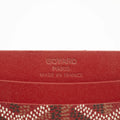 Goyard Saint Germain Rouge Red Double Cardholder Wallet #3662 by Bolt Boutique