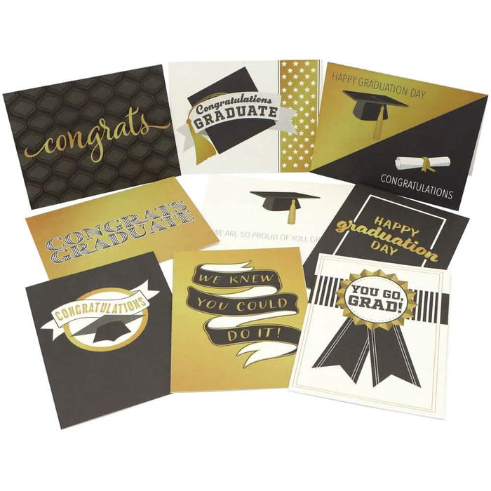 Graduation Cards Gold by DailySale