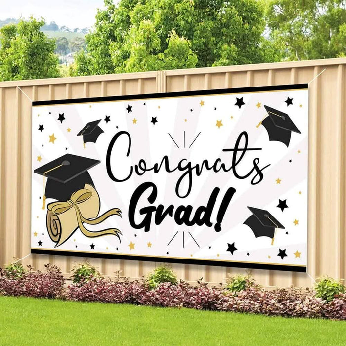 Graduation Party Hanging Swirls Strings Banner by DailySale