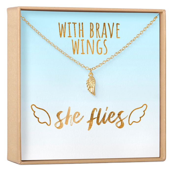 Graduation Wing Necklace by Dear Ava