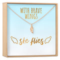 Graduation Wing Necklace by Dear Ava