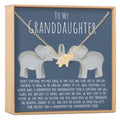 Granddaughter Elephant Pendant Necklace by Dear Ava