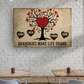 Grandkids Make Life Grand Sign by Tailored Canvases