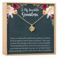 Grandma Lotus Necklace by Dear Ava