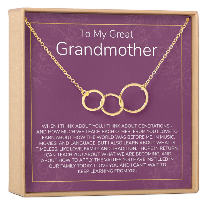 Grandmother Necklace by Dear Ava