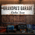 Grandpa's Garage Sign by Tailored Canvases