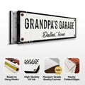 Grandpa's Garage Sign by Tailored Canvases