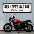 Grandpa's Garage Sign by Tailored Canvases