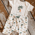 graphic bodysuit | beach vibes palms by Finn + Emma