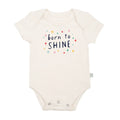 graphic bodysuit | born to shine by Finn + Emma