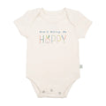 graphic bodysuit | don't worry be hoppy by Finn + Emma
