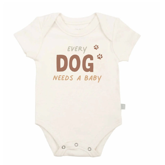 graphic bodysuit |Every Dog Needs A Baby by Finn + Emma