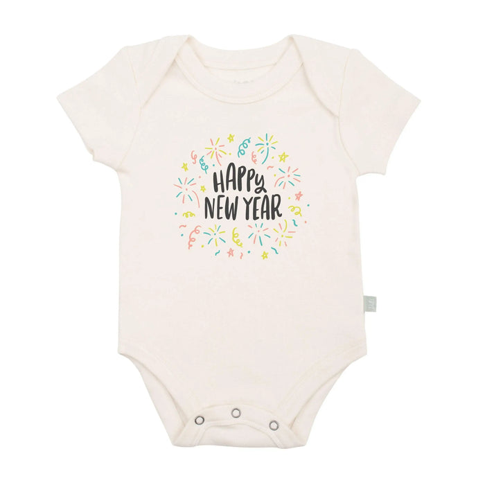 graphic bodysuit | happy new year by Finn + Emma