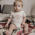 graphic bodysuit | home for the holidays by Finn + Emma