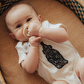 graphic bodysuit | house white by Finn + Emma