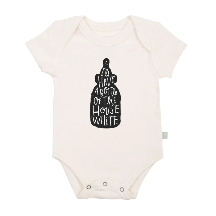 graphic bodysuit | house white by Finn + Emma