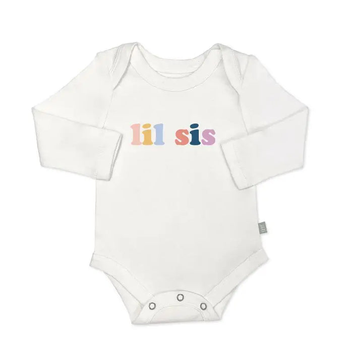 graphic bodysuit | lil sis (long sleeve) by Finn + Emma