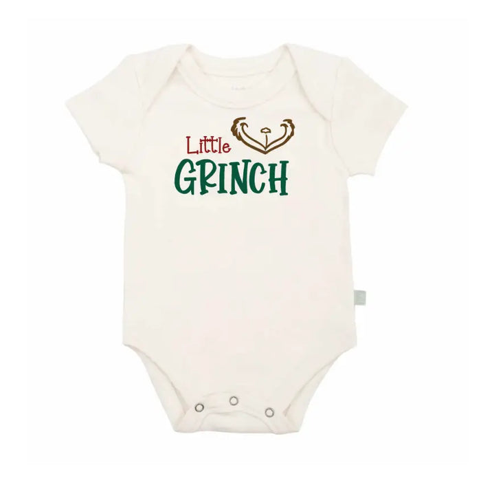 graphic bodysuit | little grinch by Finn + Emma