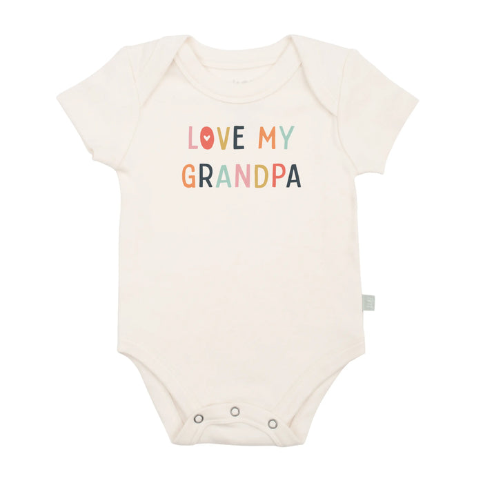 graphic bodysuit | love grandpa by Finn + Emma