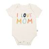graphic bodysuit | love mom