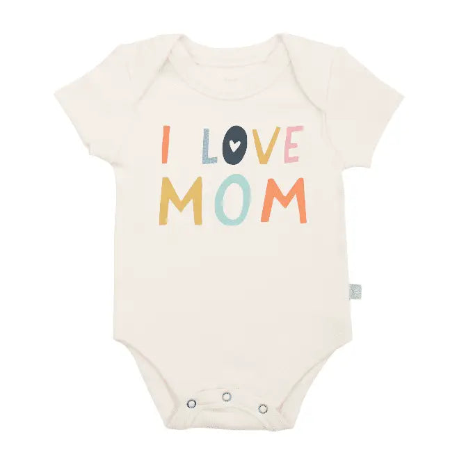graphic bodysuit | love mom by Finn + Emma