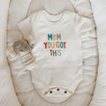 graphic bodysuit | mom you got this by Finn + Emma