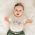graphic bodysuit | mountain baby by Finn + Emma