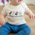 graphic bodysuit | my first 4th of july rocket by Finn + Emma