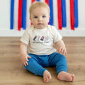 graphic bodysuit | my first 4th of july rocket by Finn + Emma