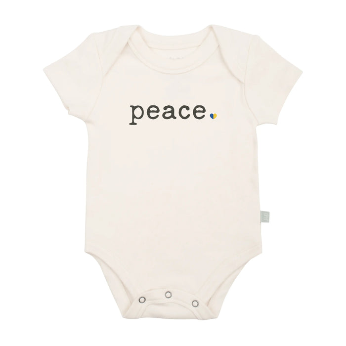 graphic bodysuit | peace by Finn + Emma